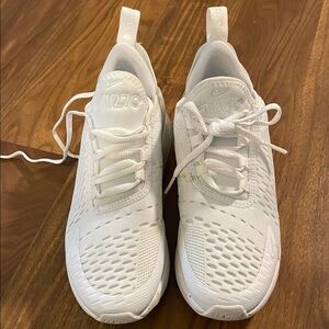 Nike Air Max 270 Triple White Sneakers